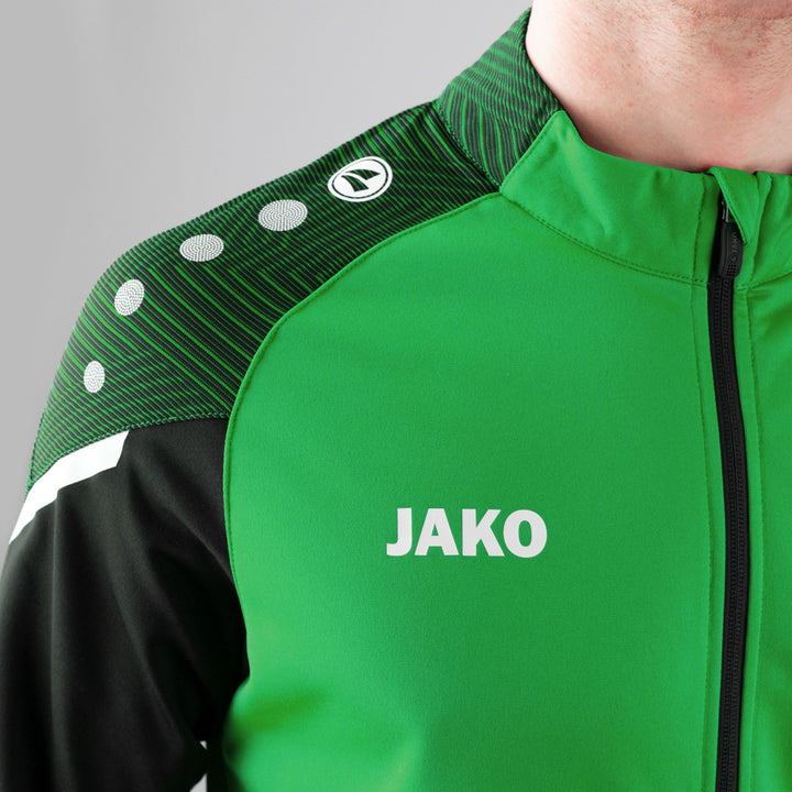 Jako Polyesterjacke Performance - soft green/schwarz