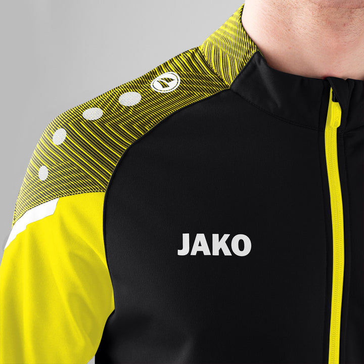 Jako Polyesterjacke Performance - schwarz/soft yellow
