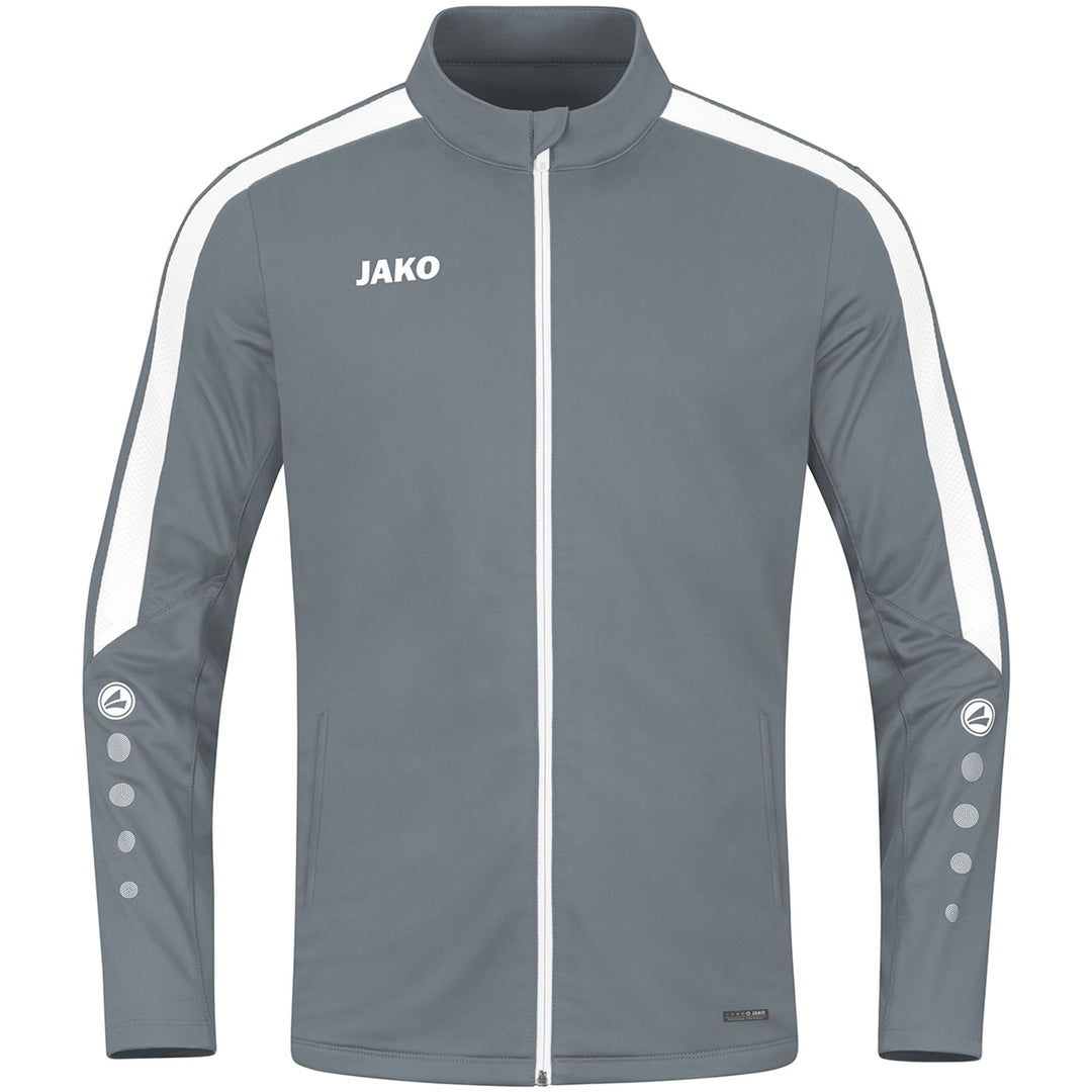 Jako Polyesterjacke Power - steingrau