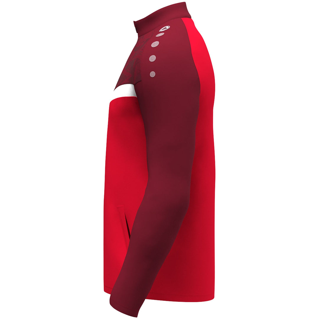 Jako Polyesterjacke Iconic - rot/weinrot
