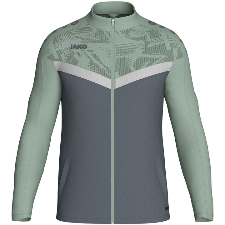 Jako Polyesterjacke Iconic - anthra light/mintgrün/soft grey