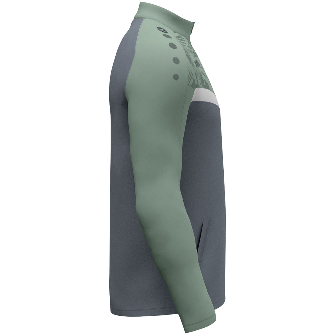 Jako Polyesterjacke Iconic - anthra light/mintgrün/soft grey