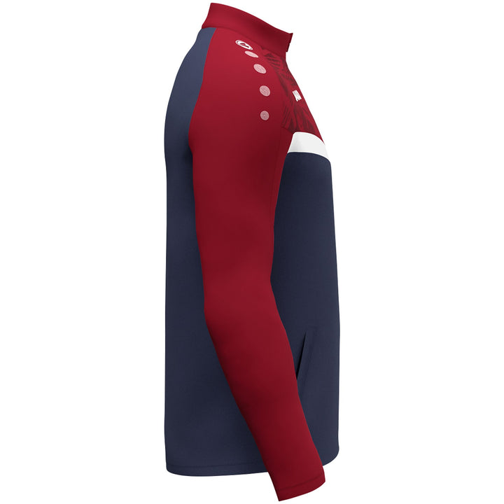 Jako Polyesterjacke Iconic - marine/chili rot