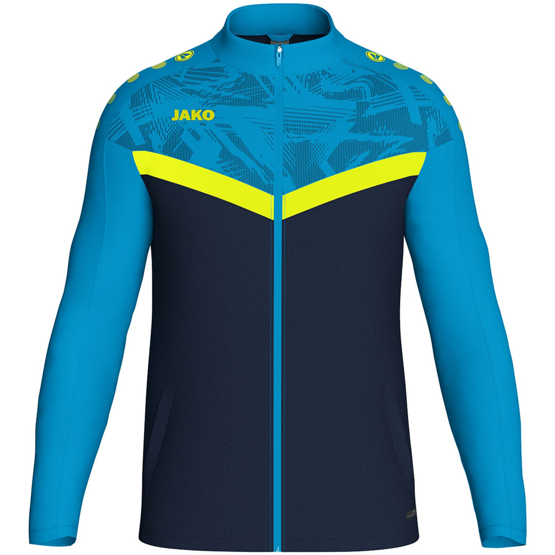 Jako Polyesterjacke Iconic - marine/jako blau/neongelb