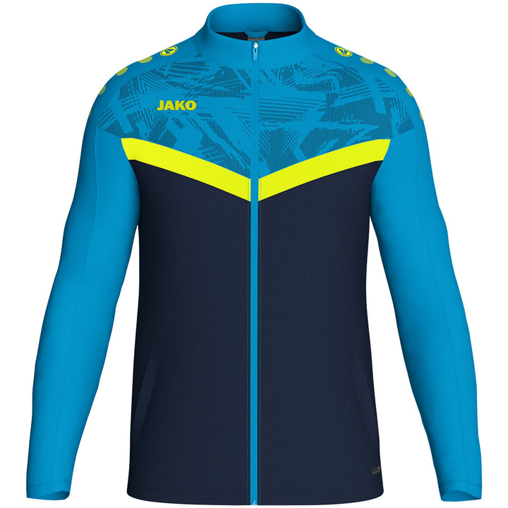 Jako Polyesterjacke Iconic - marine/jako blau/neongelb