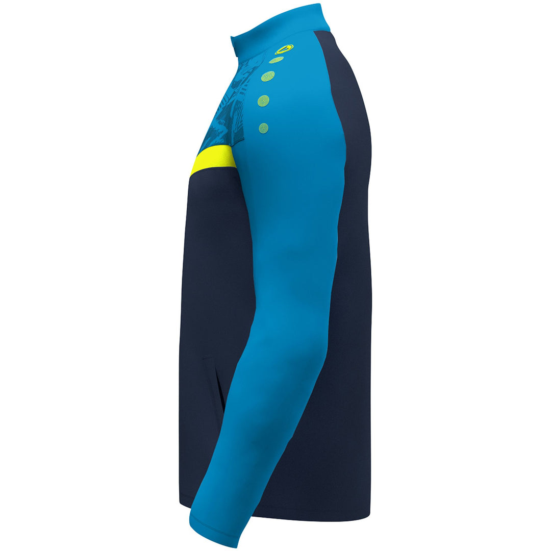 Jako Polyesterjacke Iconic - marine/jako blau/neongelb