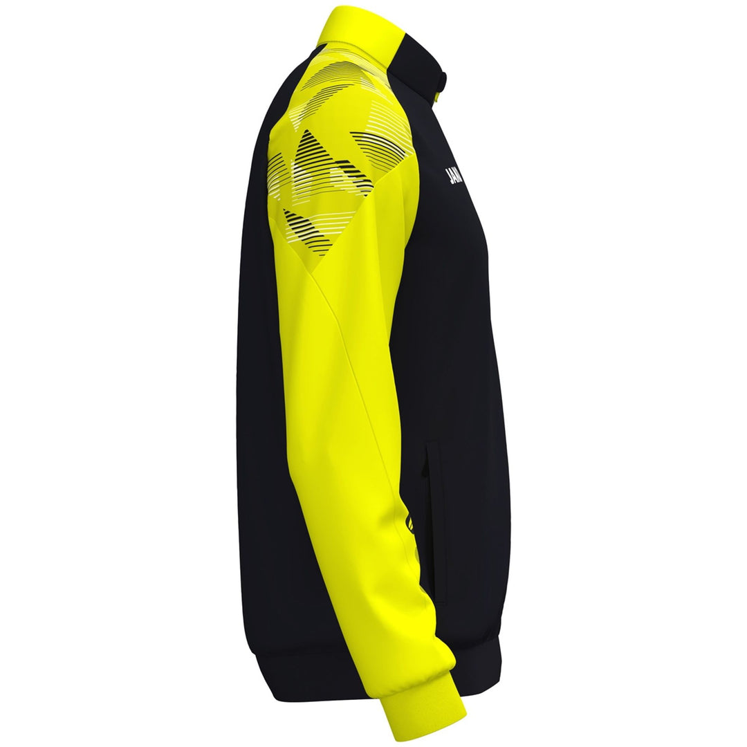 Jako Polyesterjacke Sonic - schwarz/neongelb