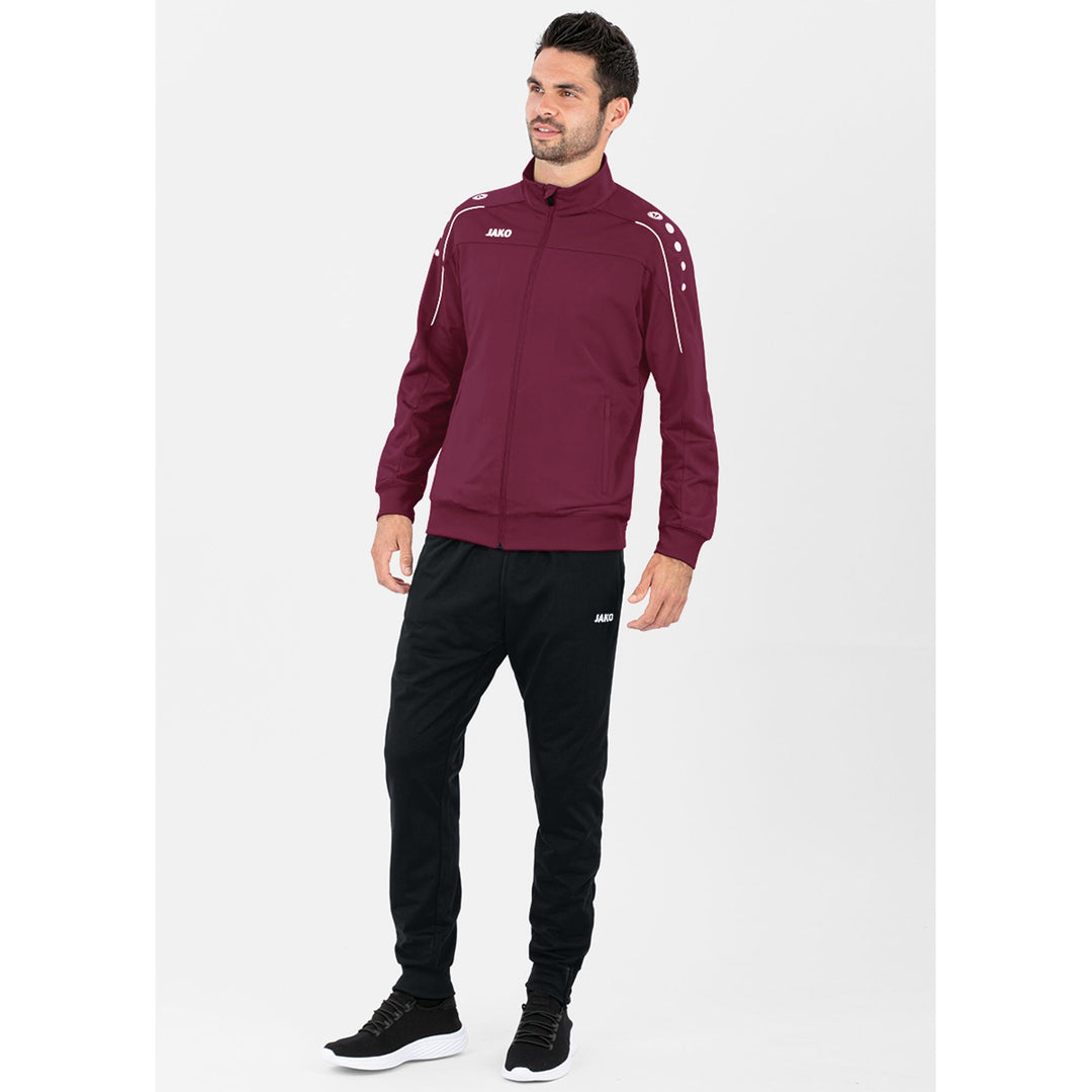 Jako Polyesterjacke Classico - maroon