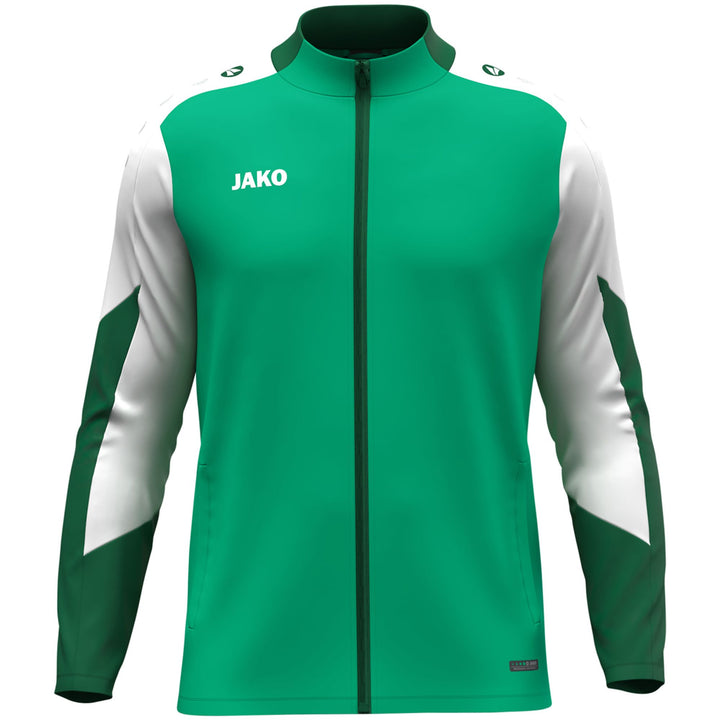 Jako Polyesterjacke Dynamic - grün/weiß/dunkelgrün