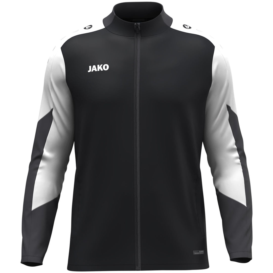 Jako Polyesterjacke Dynamic - schwarz/weiß/anthrazit