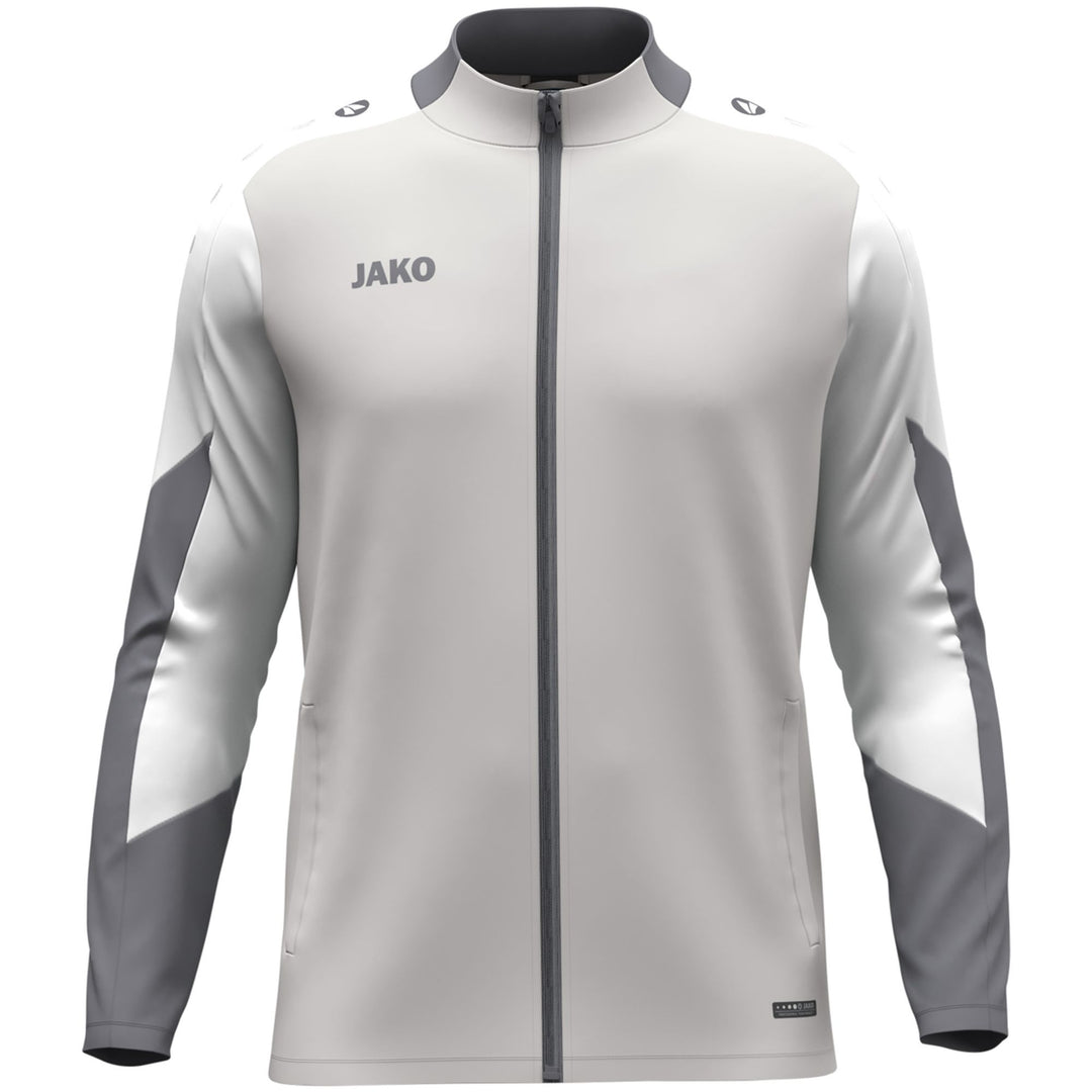 Jako Polyesterjacke Dynamic - hellgrau/weiß/grau