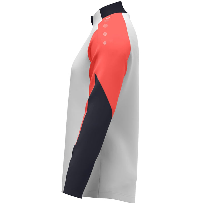 Jako Polyesterjacke Dynamic Damen - weiß/coral/marine