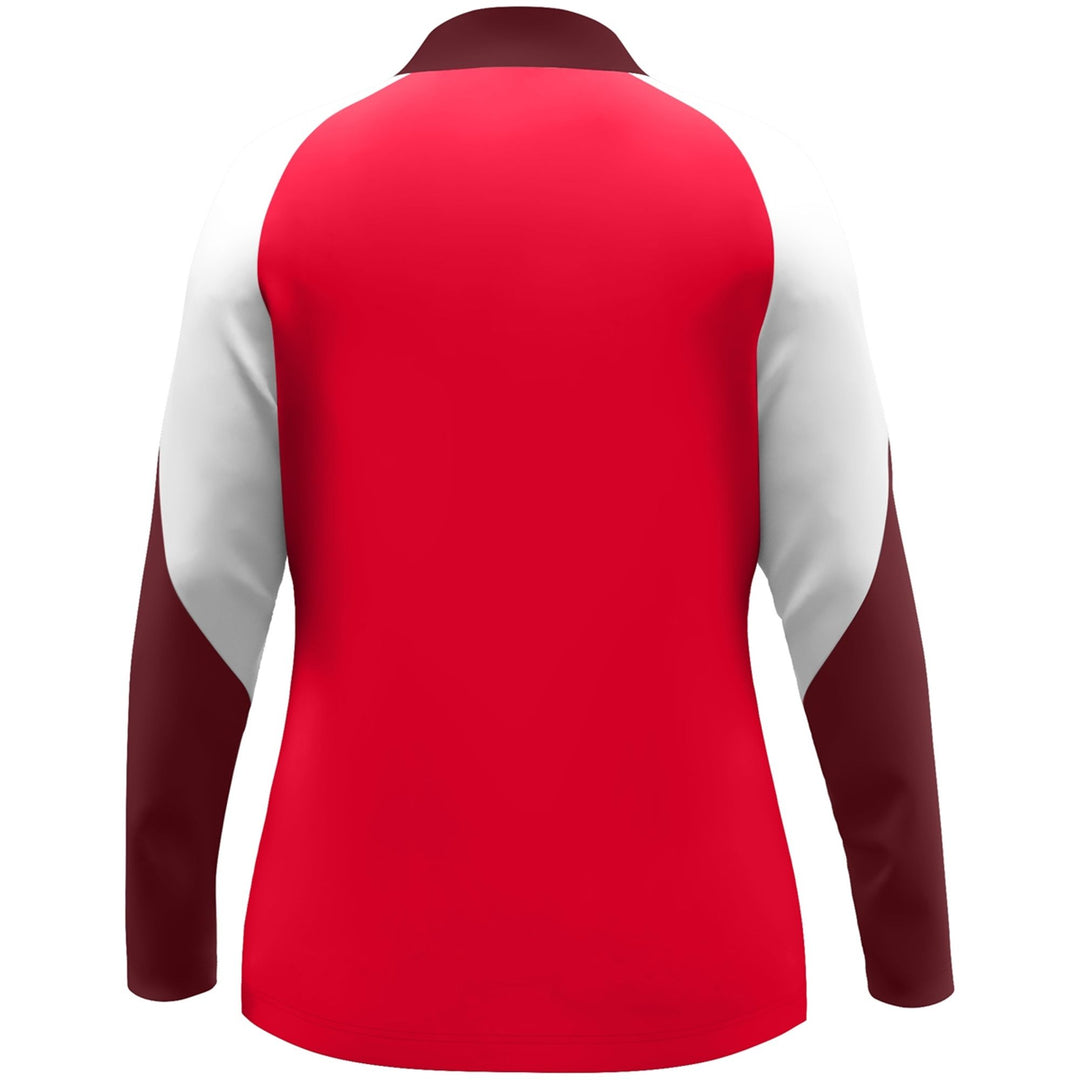 Jako Polyesterjacke Dynamic Damen - rot/weiß/dunkelrot
