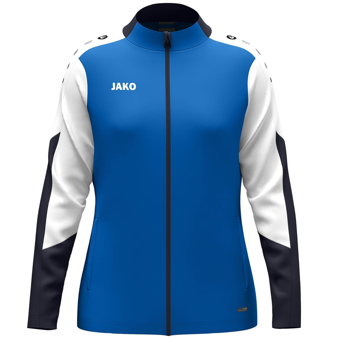 Jako Polyesterjacke Dynamic Damen - royal/weiß/marine