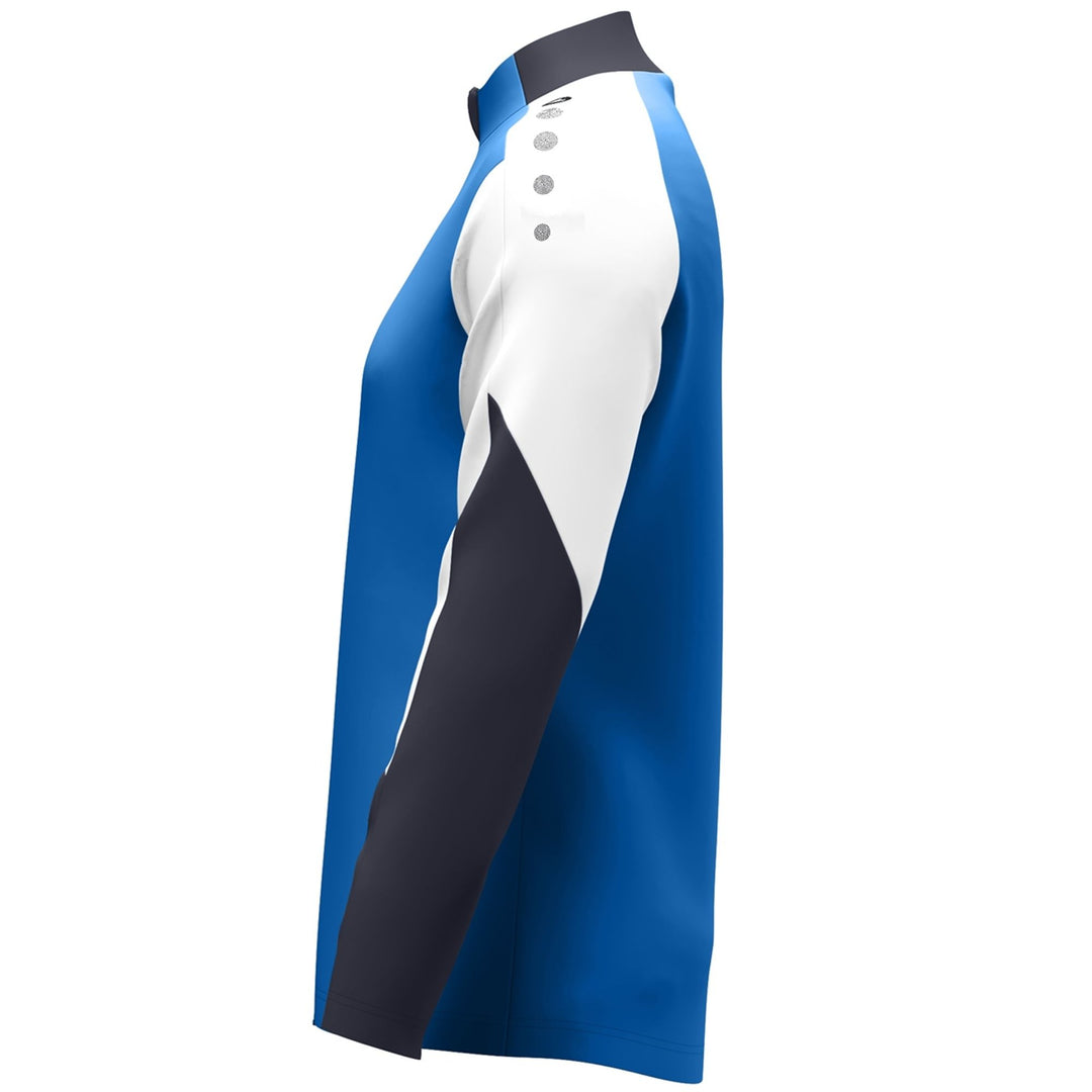Jako Polyesterjacke Dynamic Damen - royal/weiß/marine