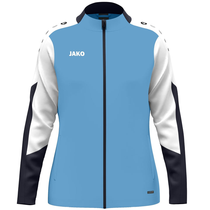 Jako Polyesterjacke Dynamic Damen - skyblue/weiß/marine