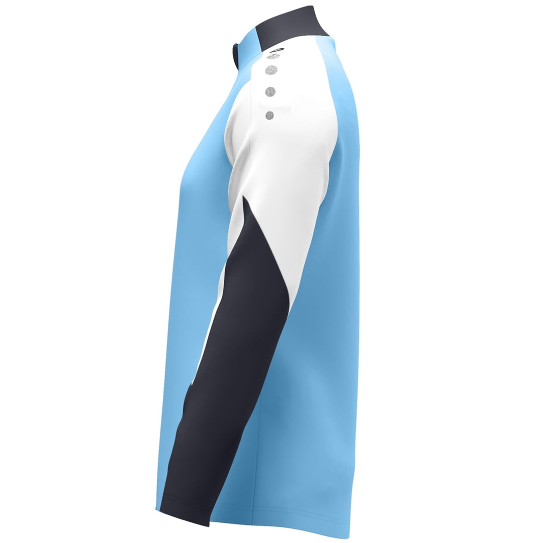 Jako Polyesterjacke Dynamic Damen - skyblue/weiß/marine