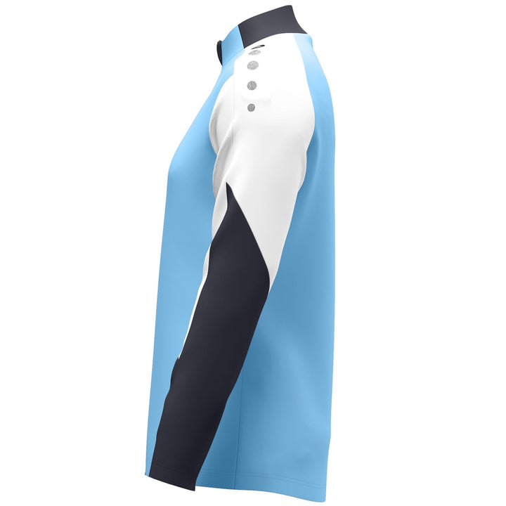 Jako Polyesterjacke Dynamic Damen - skyblue/weiß/marine