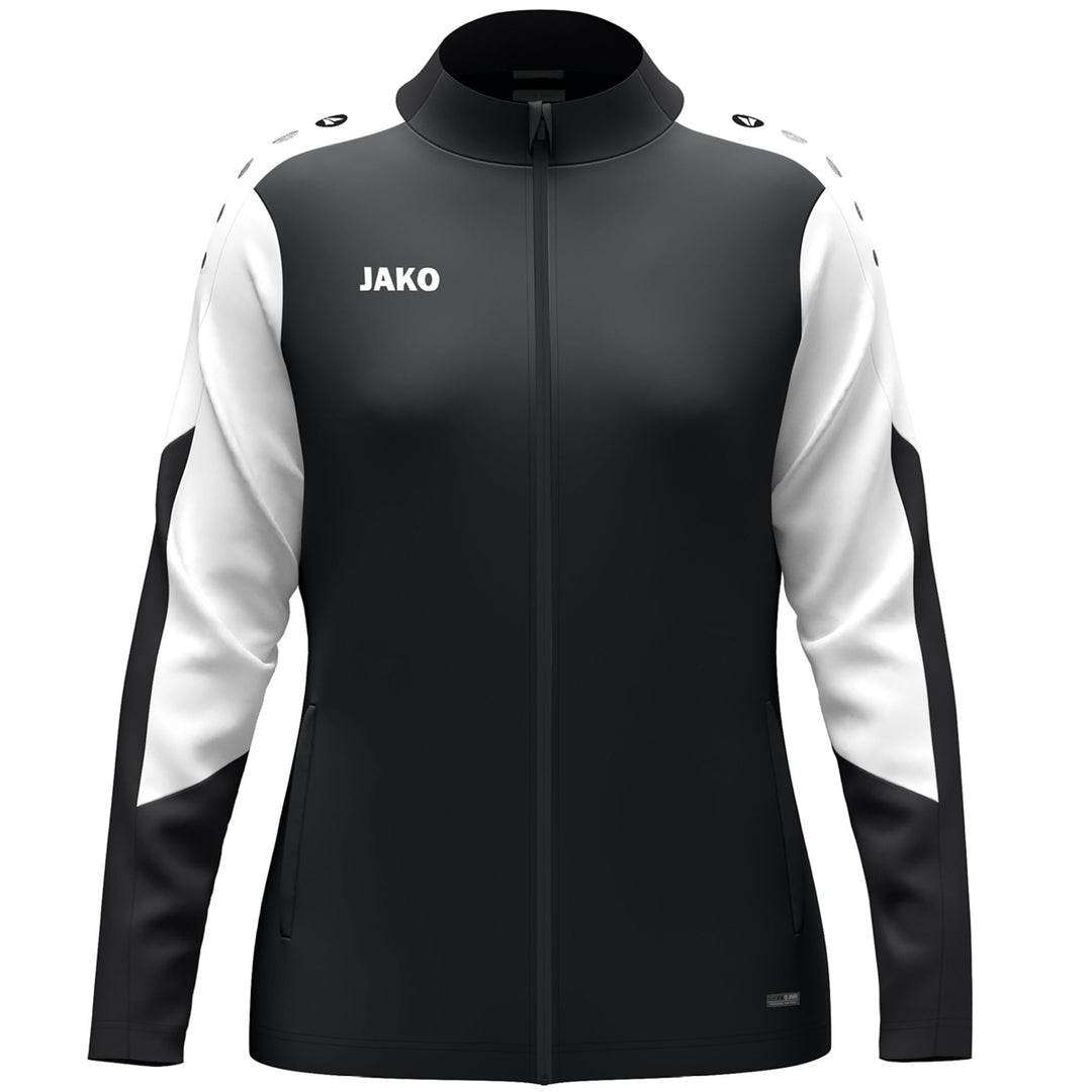 Jako Polyesterjacke Dynamic Damen - schwarz/weiß/anthrazit