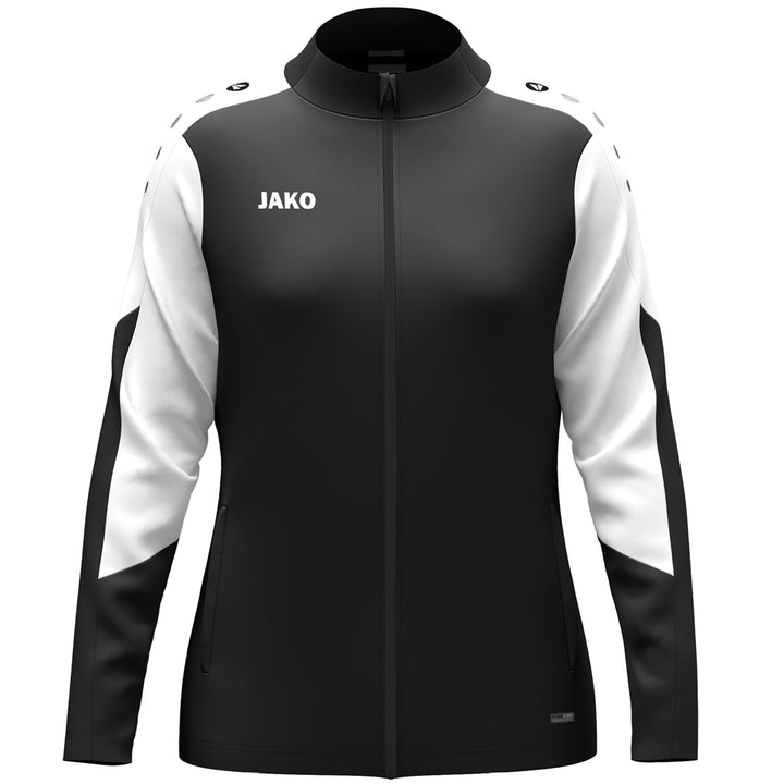 Jako Polyesterjacke Dynamic Damen - schwarz/weiß/anthrazit