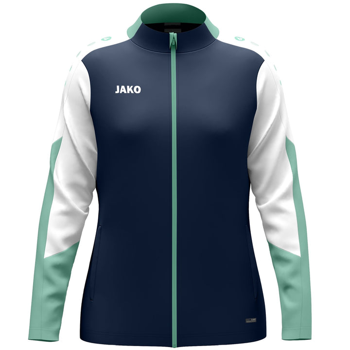 Jako Polyesterjacke Dynamic Damen - marine/weiß/minze