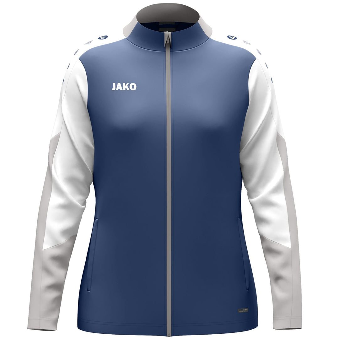 Jako Polyesterjacke Dynamic Damen - nachtblau/weiß/hellgrau