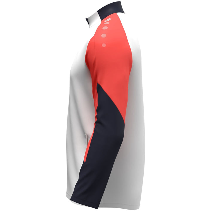 Jako Polyesterjacke Dynamic - weiß/coral/marine