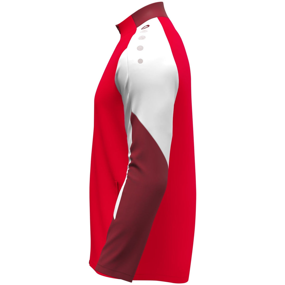 Jako Polyesterjacke Dynamic - rot/weiß/dunkelrot