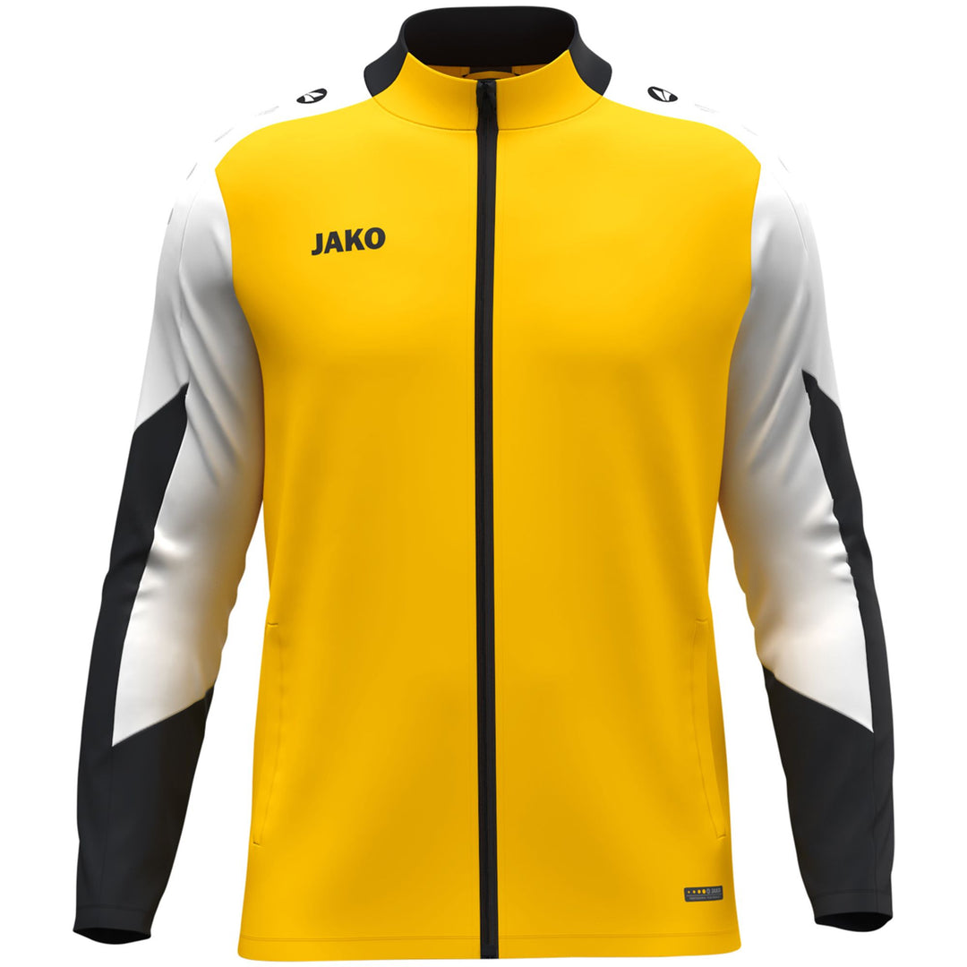 Jako Polyesterjacke Dynamic - gelb/weiß/schwarz