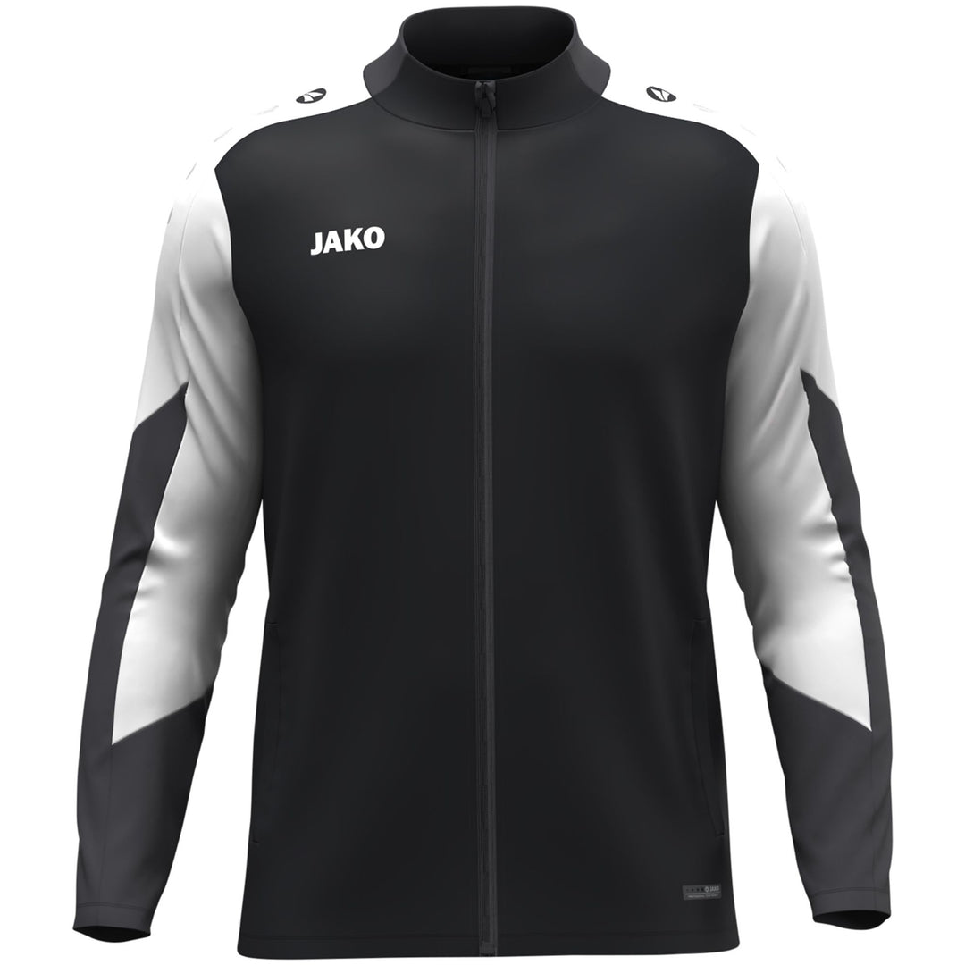 Jako Polyesterjacke Dynamic - schwarz/weiß/anthrazit