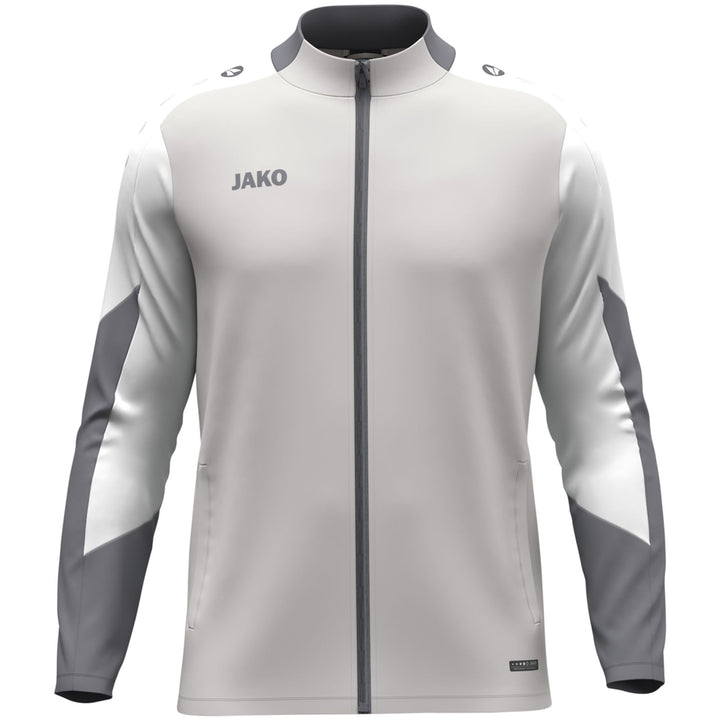 Jako Polyesterjacke Dynamic - hellgrau/weiß/grau