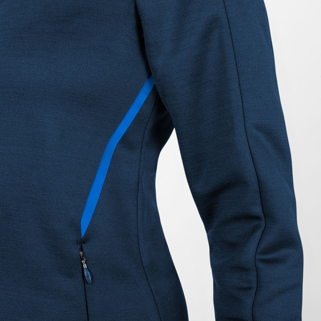 Jako Freizeitjacke Challenge Mit Kapuze - marine meliert/royal