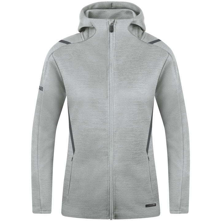 Jako Freizeitjacke Challenge Mit Kapuze - hellgrau meliert/anthra light