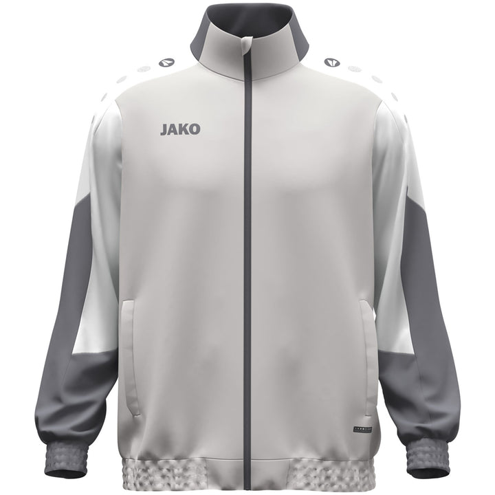 Jako Webjacke Dynamic - hellgrau/weiß/grau