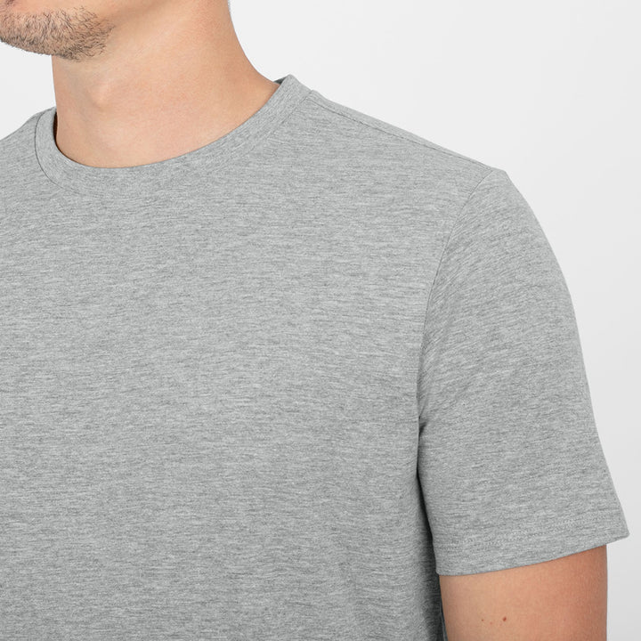 Jako T-Shirt Organic - hellgrau meliert
