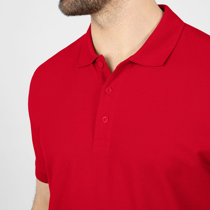 Jako Polo Organic - rot
