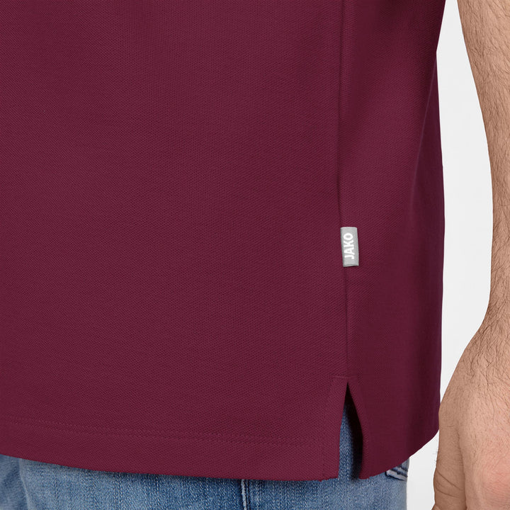 Jako Polo Organic - maroon