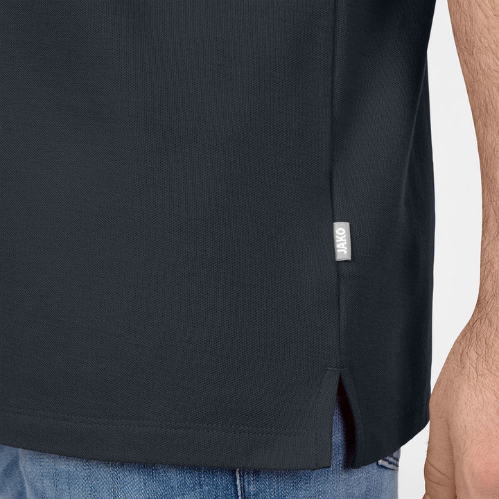 Jako Polo Organic - anthrazit