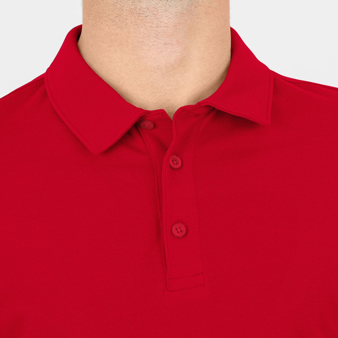 Jako Polo Organic Stretch - rot