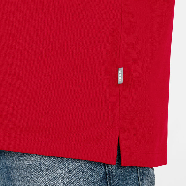 Jako Polo Organic Stretch - rot