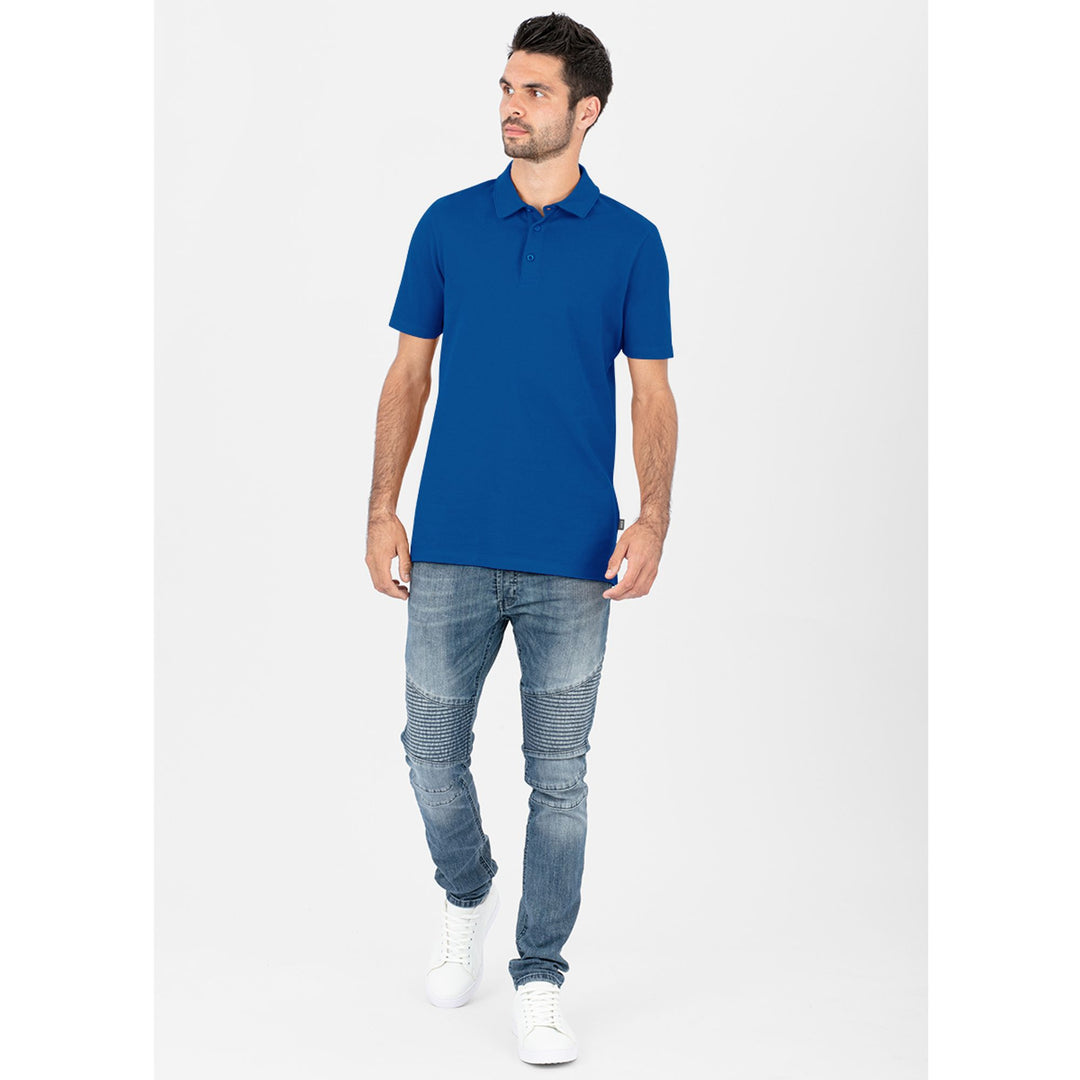 Jako Polo Organic Stretch - royal
