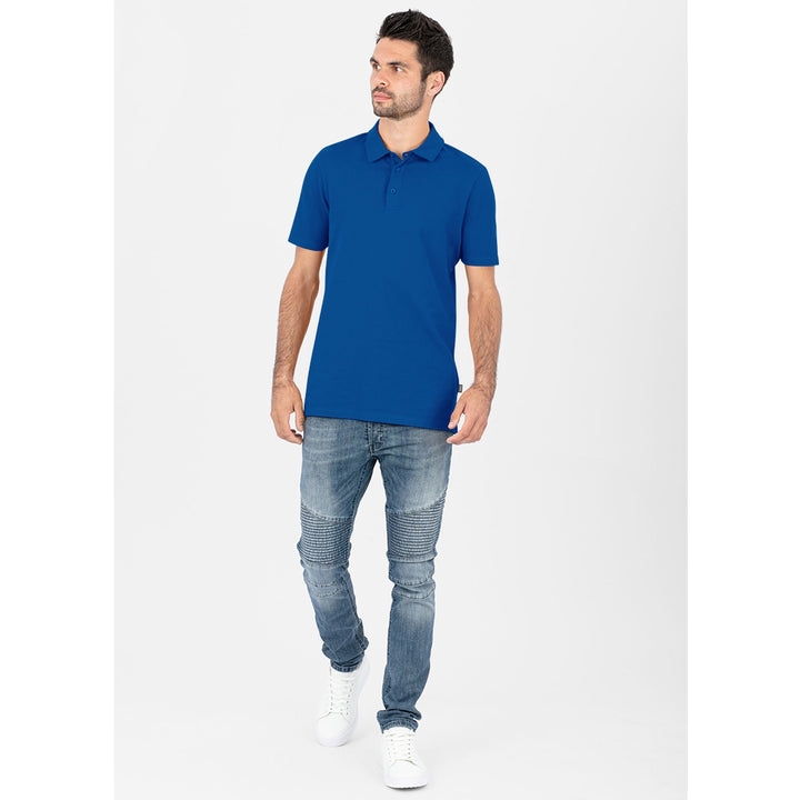Jako Polo Organic Stretch - royal