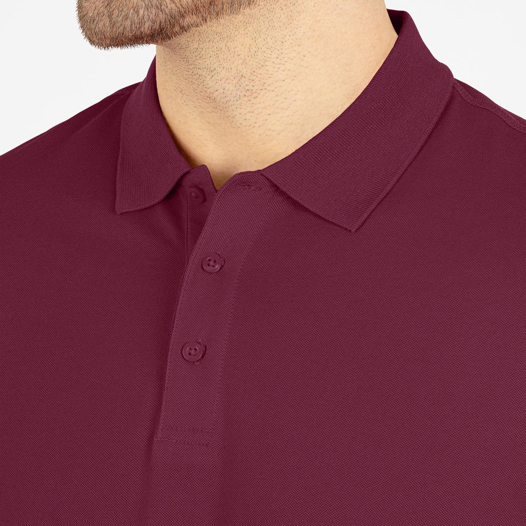 Jako Polo Doubletex - maroon