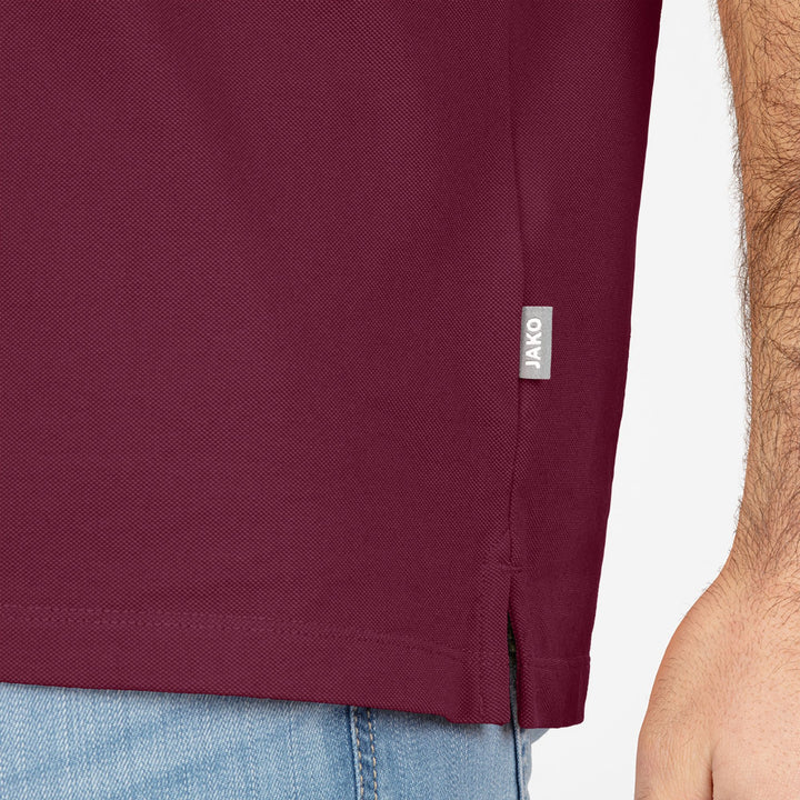 Jako Polo Doubletex - maroon