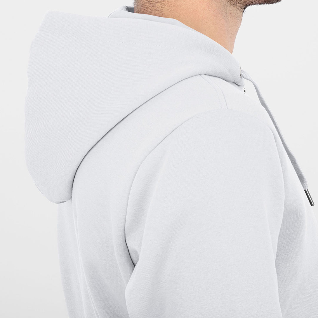 Jako Kapuzenjacke Organic - weiß