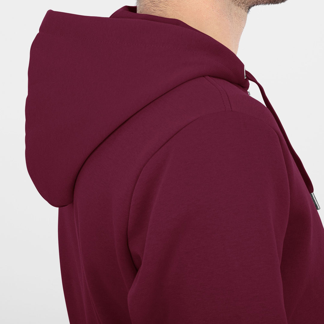 Jako Kapuzenjacke Organic - maroon