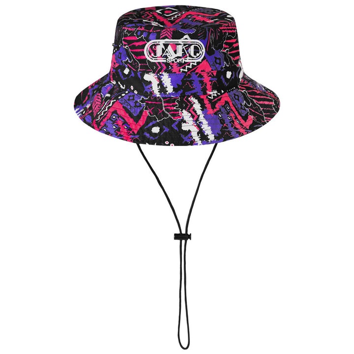 Jako Malle Fischerhut Tropicana - weiß/pink/lila/schwarz