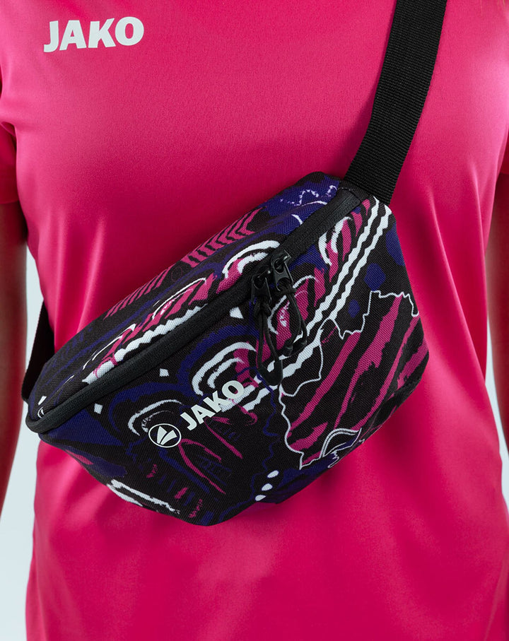 Jako Malle Bauchtasche - weiß/pink/lila/schwarz