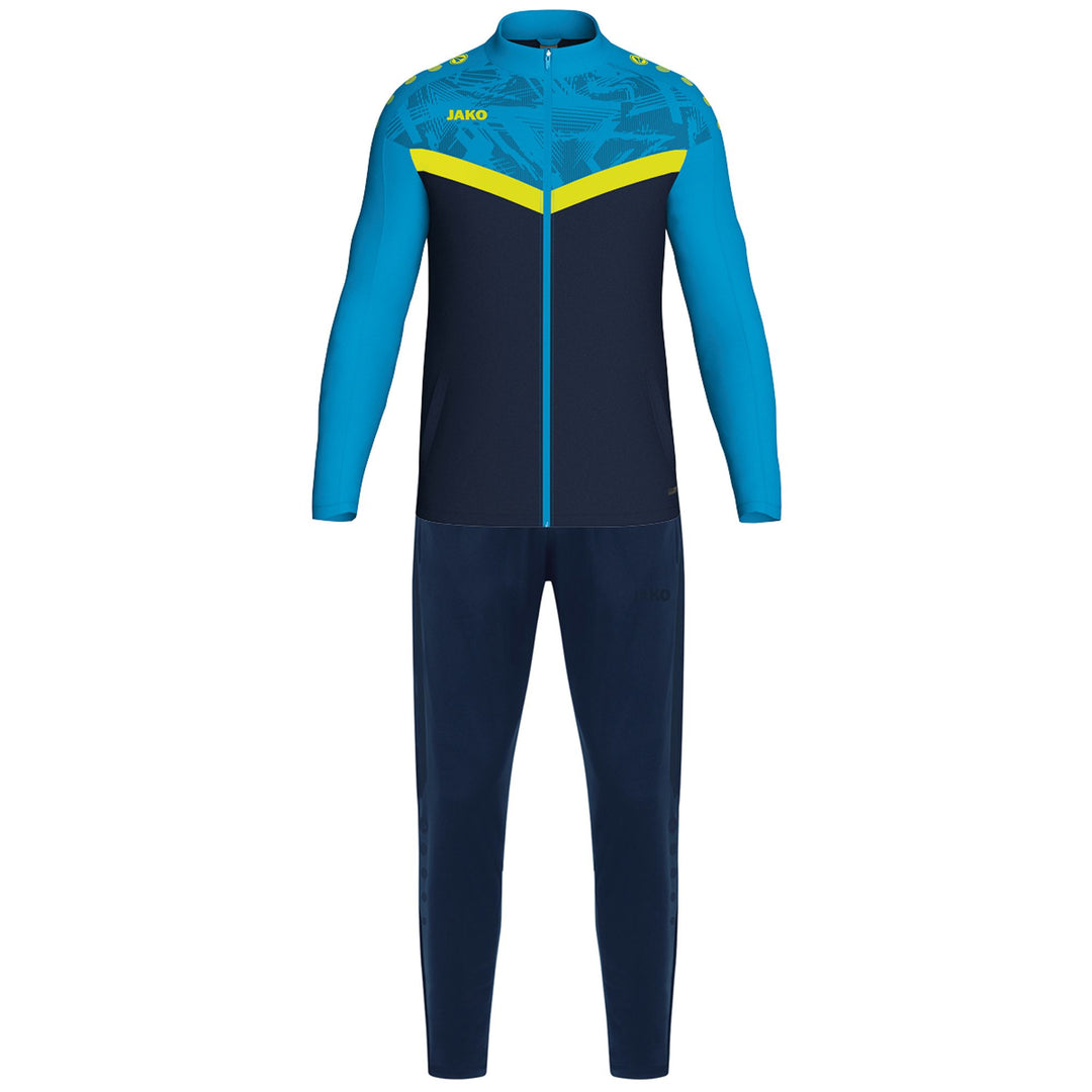 Jako Polyesteranzug Iconic - marine/JAKO blau/neongelb