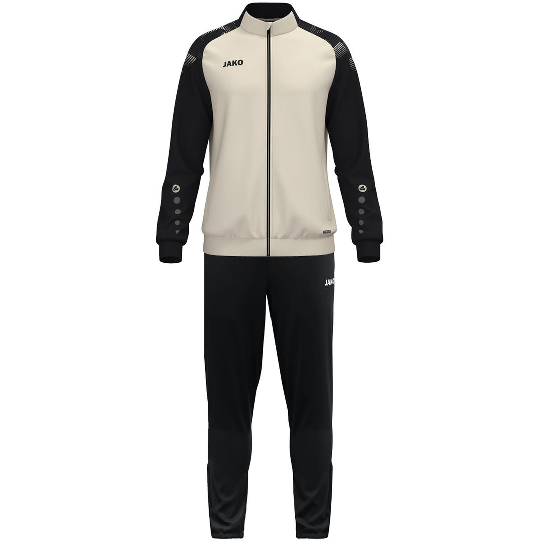 Jako Polyesteranzug Sonic - off white/schwarz